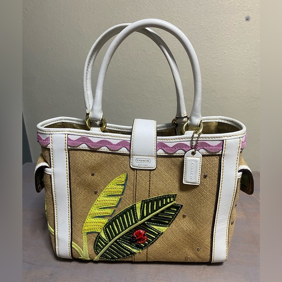 Coach ladybug Hampton handbag, tote, limited edition 4439 - Picture 3 of 15